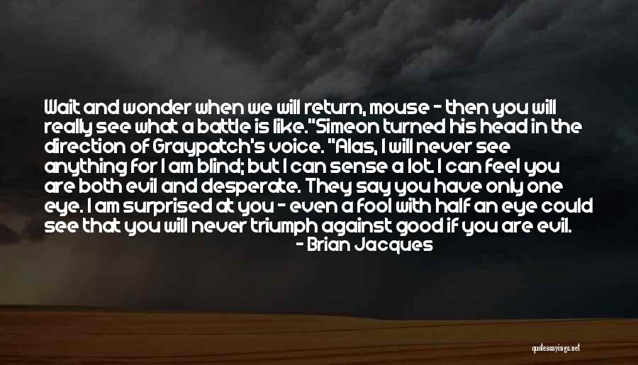 Good Third Eye Blind Quotes By Brian Jacques Good Third Eye Blind Quotes By Brian Jacques