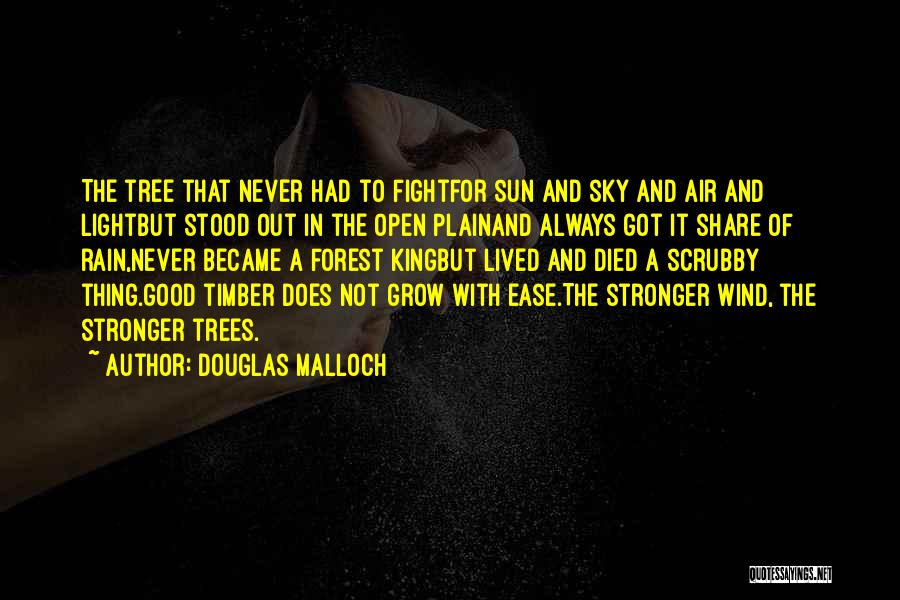 Good Timber Quotes By Douglas Malloch