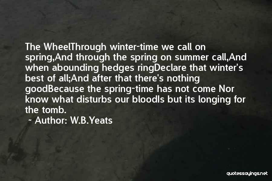 Good Time Call Quotes By W.B.Yeats