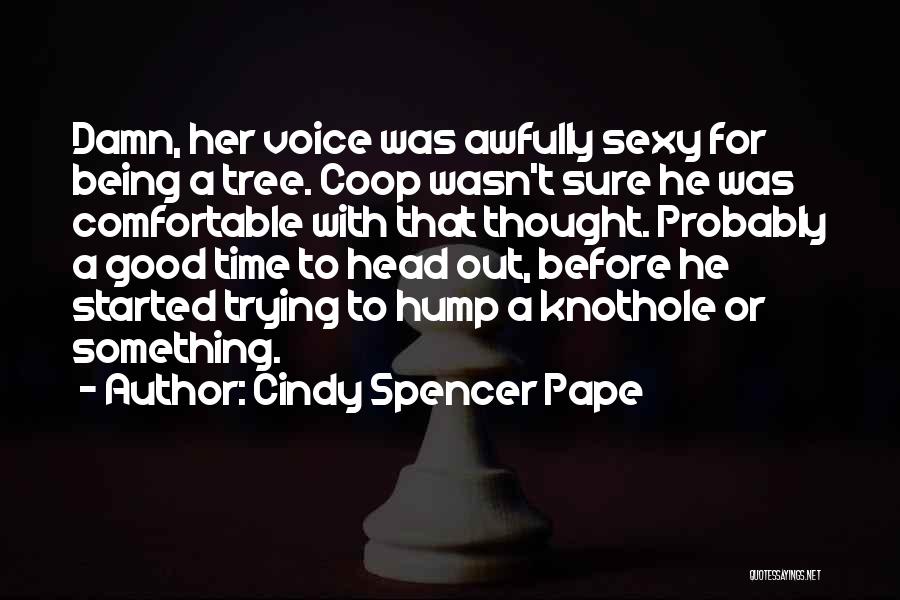 Good Time Started Quotes By Cindy Spencer Pape