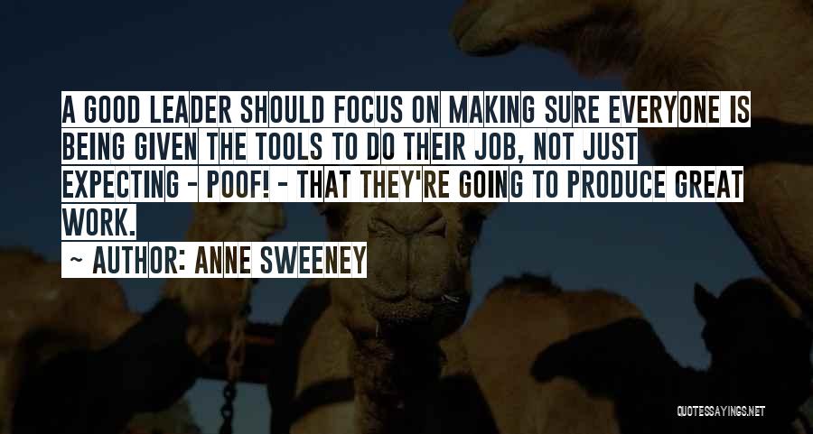 Good Tools Quotes By Anne Sweeney