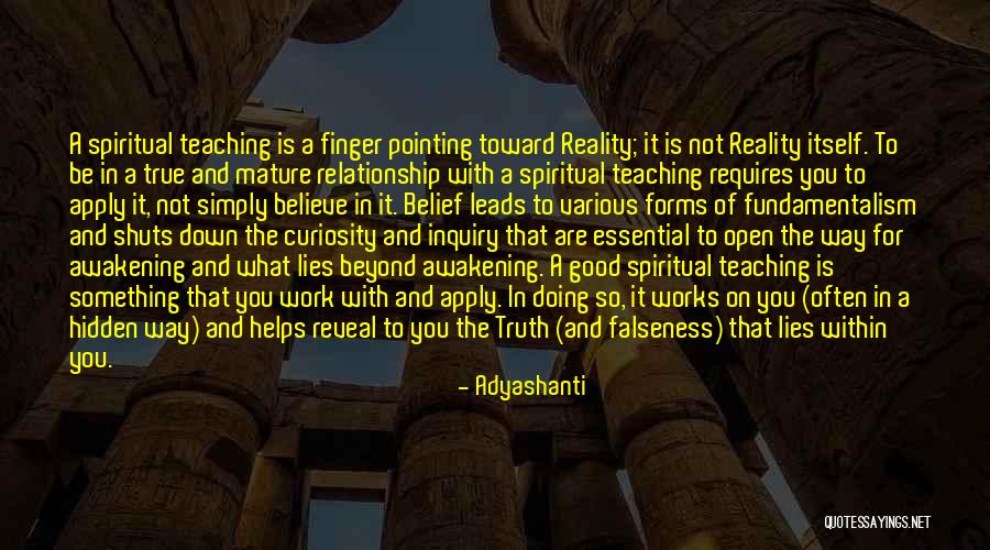 Good True Relationship Quotes By Adyashanti