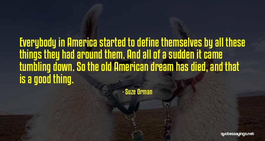 Good Tumbling Quotes By Suze Orman