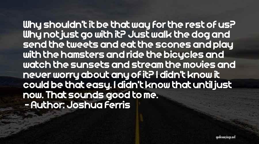 Good Tweets Quotes By Joshua Ferris