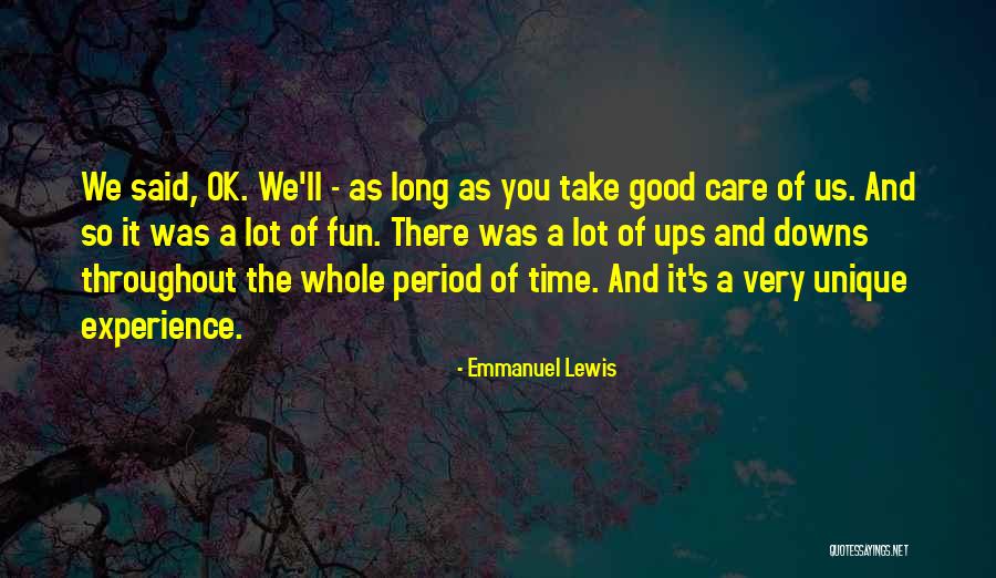 Good Unique Quotes By Emmanuel Lewis Good Unique Quotes By Emmanuel Lewis
