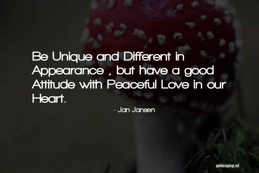 Good Unique Quotes By Jan Jansen