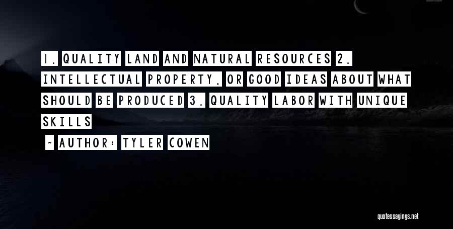 Good Unique Quotes By Tyler Cowen