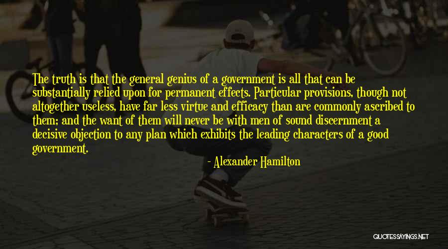 Good Virtue Quotes By Alexander Hamilton