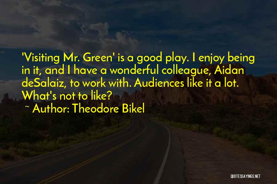 Good Visiting Quotes By Theodore Bikel