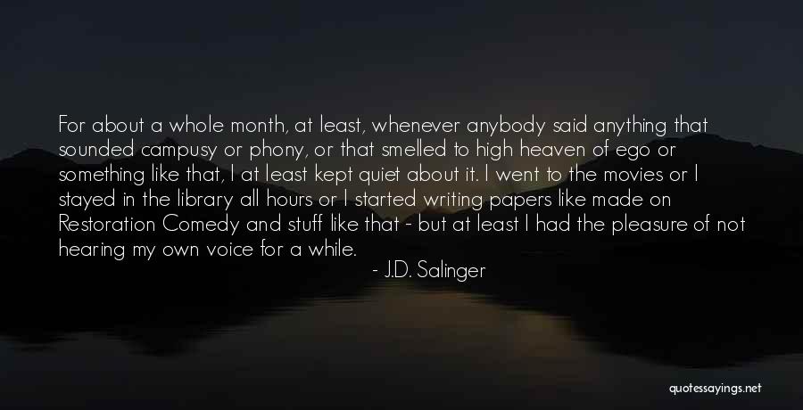 Good Volleyball Quotes By J.D. Salinger Good Volleyball Quotes By J.D. Salinger