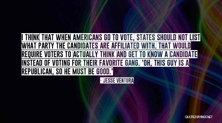 Good Voting Quotes By Jesse Ventura Good Voting Quotes By Jesse Ventura