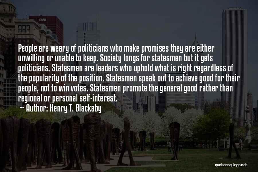 Good Weary Quotes By Henry T. Blackaby