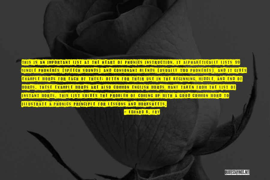 Good Why Speech Quotes By Edward B. Fry Good Why Speech Quotes By Edward B. Fry