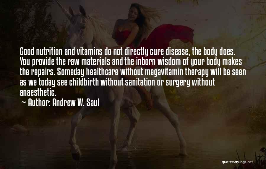 Good Will Provide Quotes By Andrew W. Saul