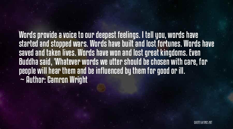 Good Will Provide Quotes By Camron Wright