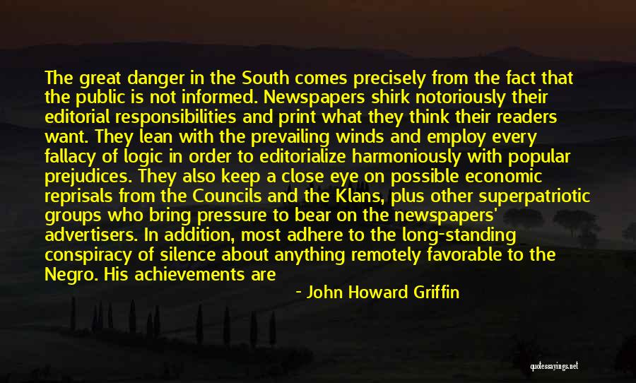 Good Winds Quotes By John Howard Griffin