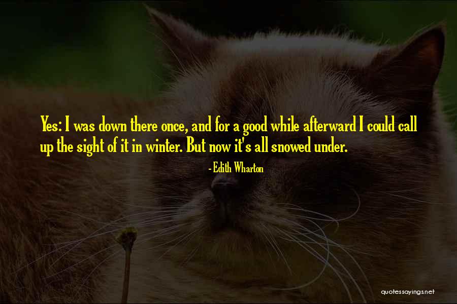 Good Winter Quotes By Edith Wharton