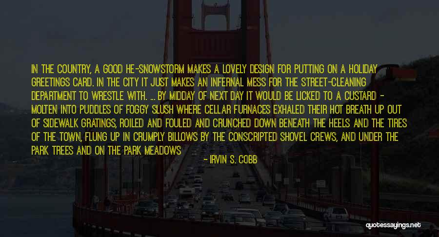 Good Winter Quotes By Irvin S. Cobb