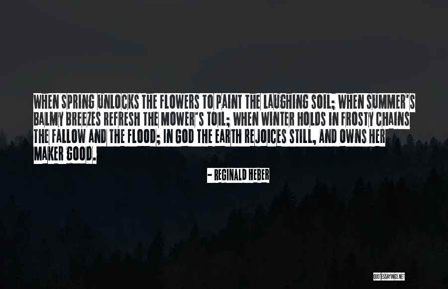 Good Winter Quotes By Reginald Heber