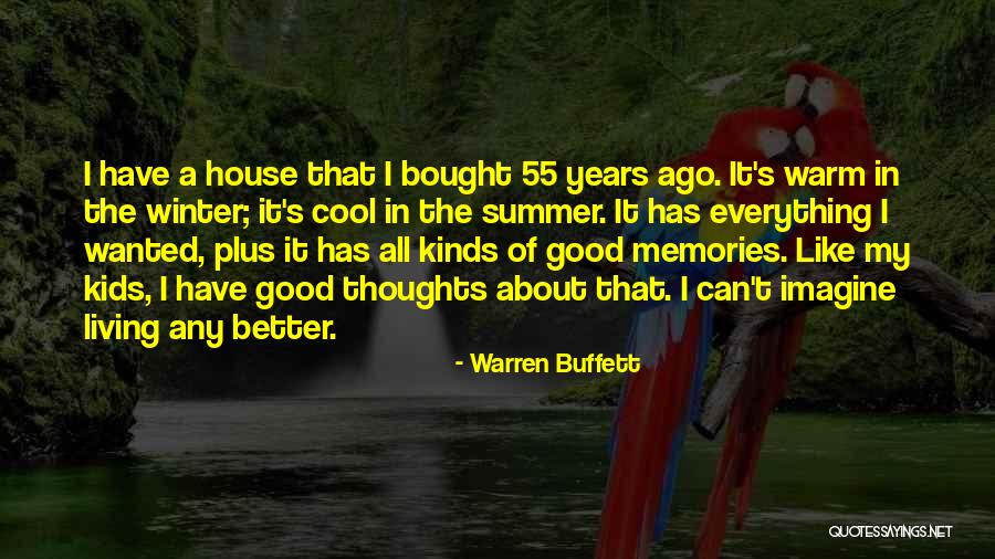 Good Winter Quotes By Warren Buffett