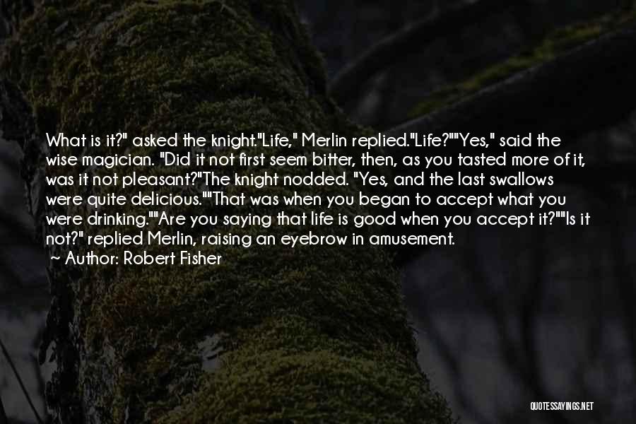 Good Wise Life Quotes By Robert Fisher