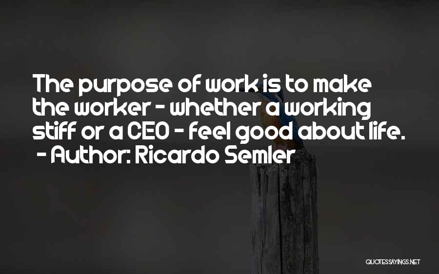 Good Worker Quotes By Ricardo Semler