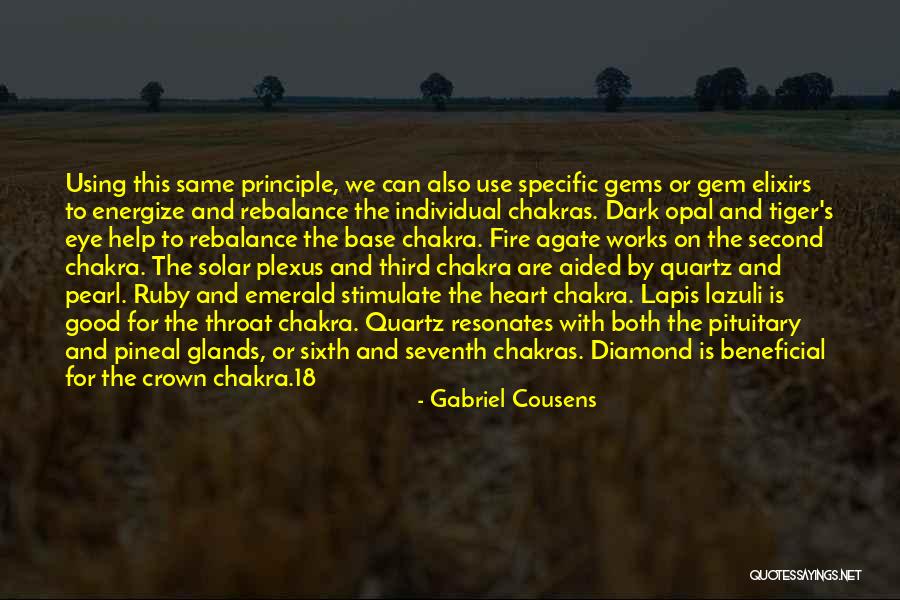 Good Works Quotes By Gabriel Cousens