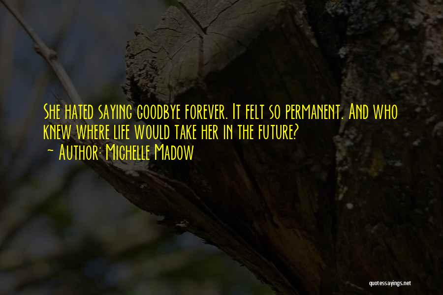 Goodbye For Now But Not Forever Quotes By Michelle Madow