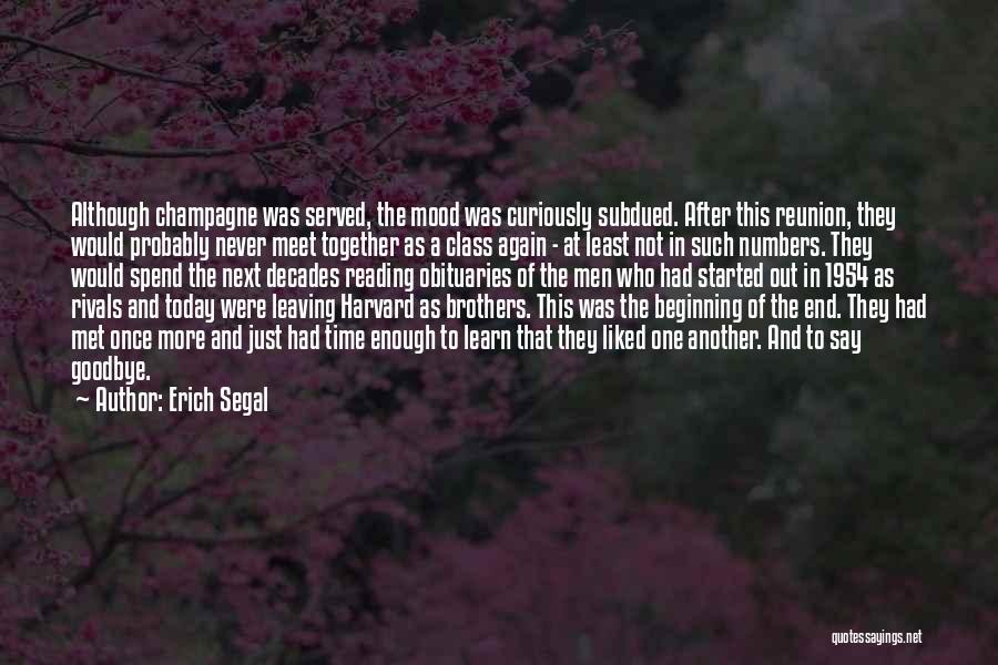 Goodbye Leaving Quotes By Erich Segal