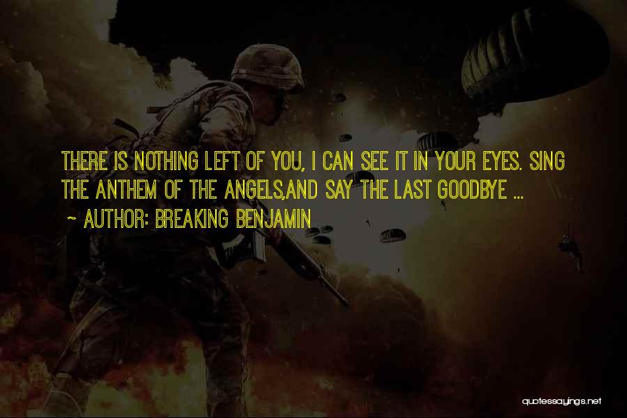 Goodbye See You Quotes By Breaking Benjamin