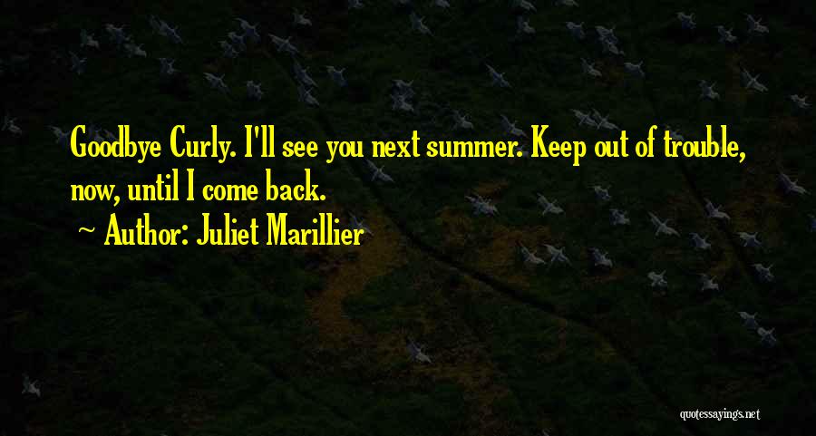 Goodbye See You Soon Quotes By Juliet Marillier