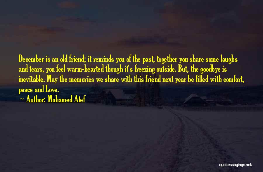 Goodbye To A Friend Quotes By Mohamed Atef
