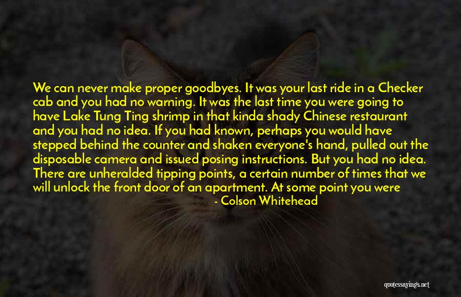 Goodbye To Everyone Quotes By Colson Whitehead Goodbye To Everyone Quotes By Colson Whitehead