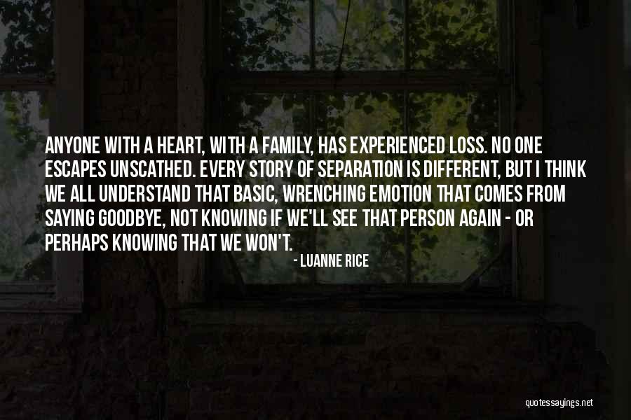 Goodbye To Family Quotes By Luanne Rice