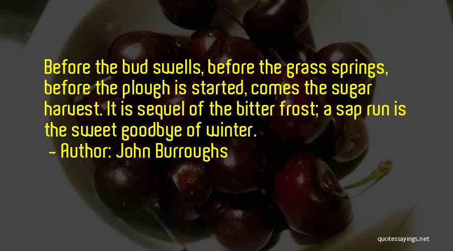 Goodbye Winter Quotes By John Burroughs