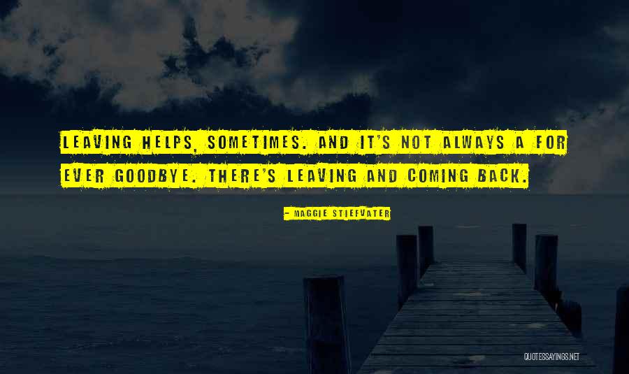 Goodbye You're Leaving Quotes By Maggie Stiefvater Goodbye You're Leaving Quotes By Maggie Stiefvater