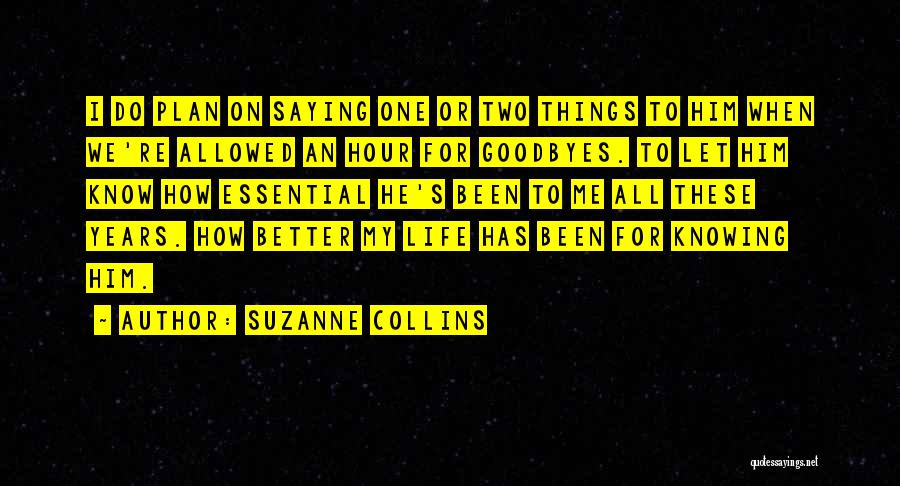 Goodbyes Quotes By Suzanne Collins
