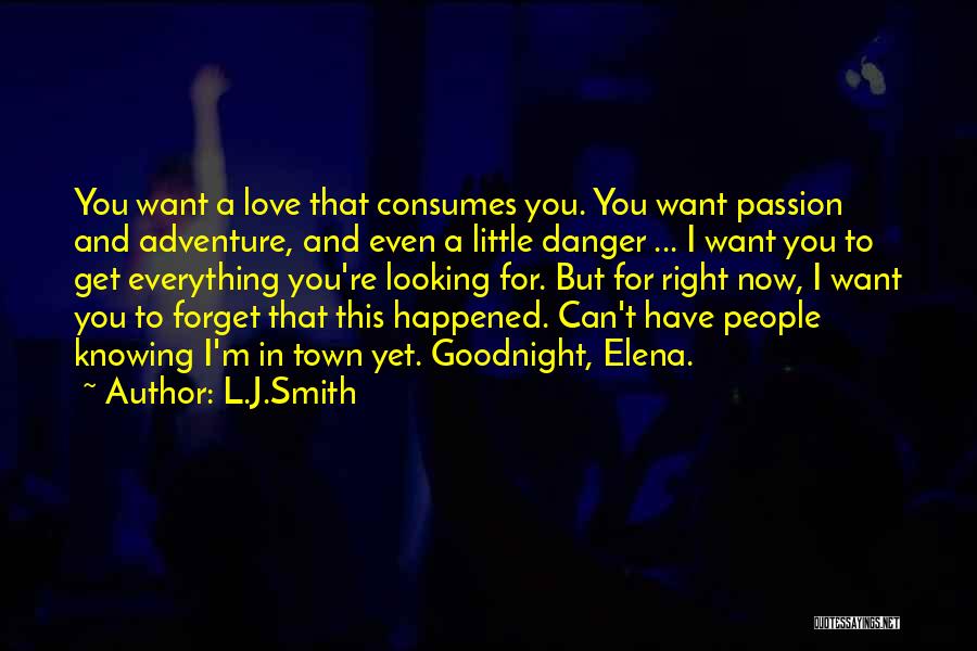 Goodnight My Love Quotes By L.J.Smith