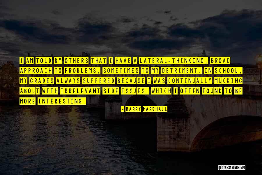 Goodnights Quotes By Barry Marshall Goodnights Quotes By Barry Marshall