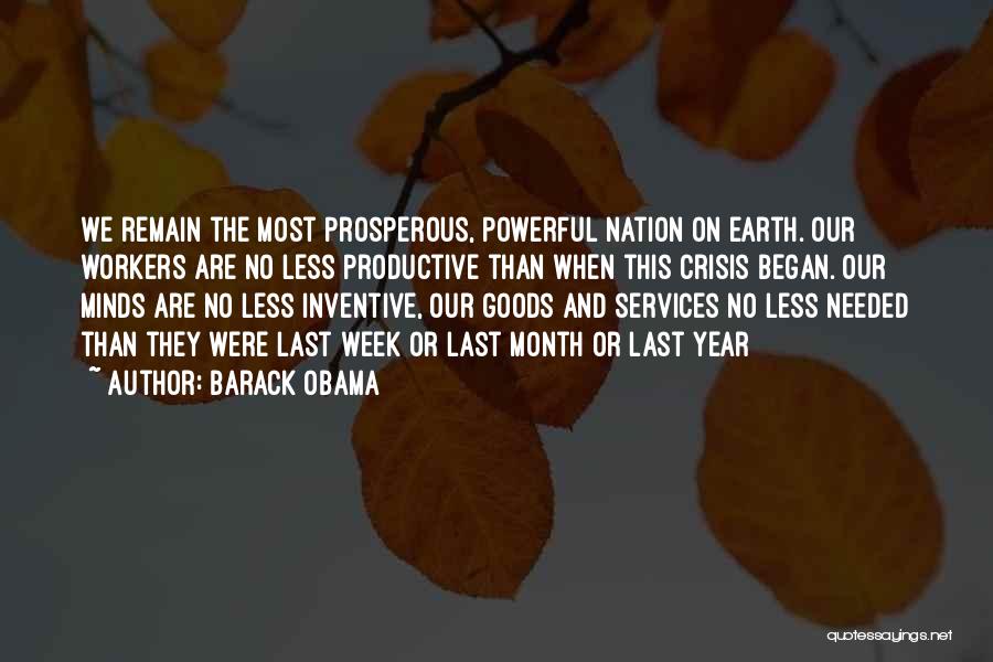 Goods And Services Quotes By Barack Obama