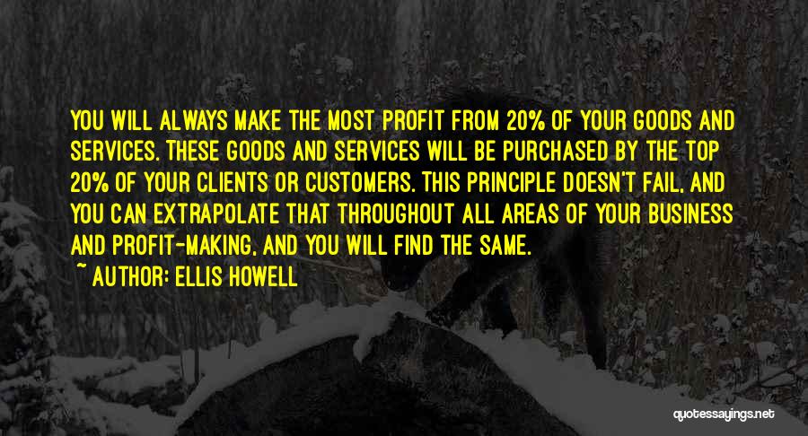 Goods And Services Quotes By Ellis Howell