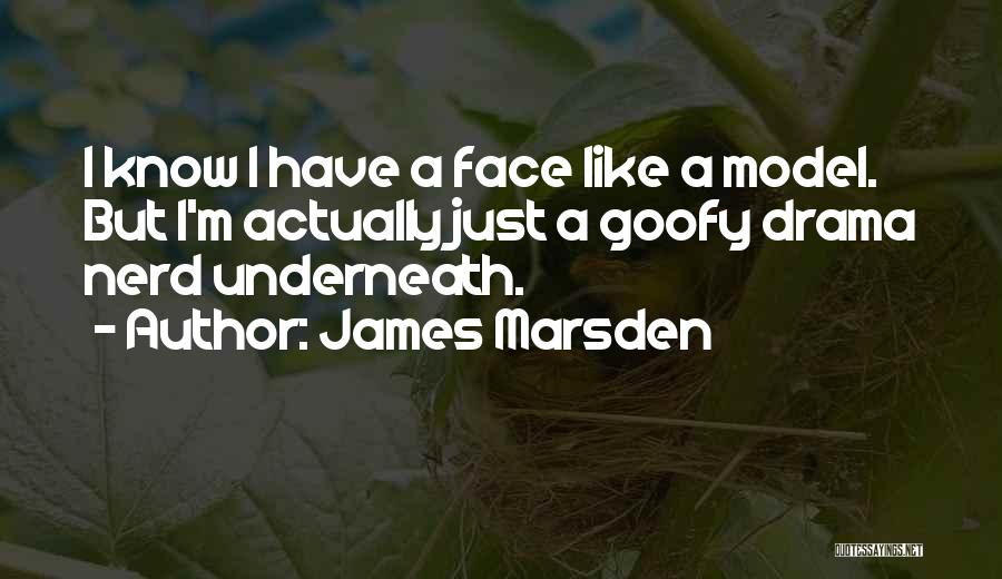 Goofy Faces Quotes By James Marsden