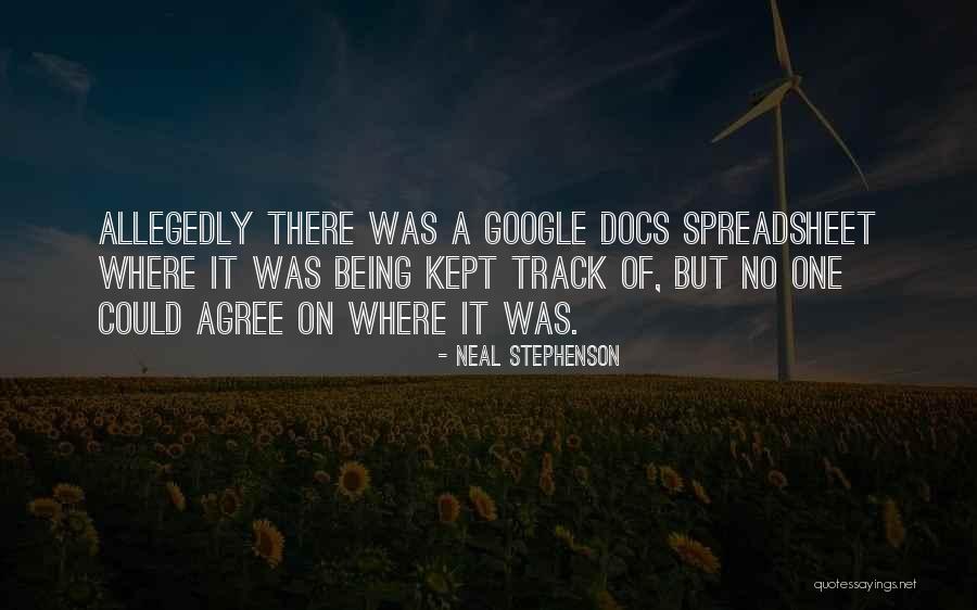 Google Docs Quotes By Neal Stephenson