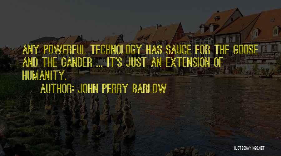 Goose And Gander Quotes By John Perry Barlow