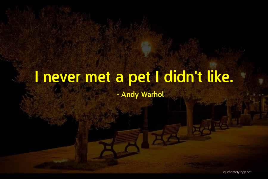 Gopher Like Quotes By Andy Warhol