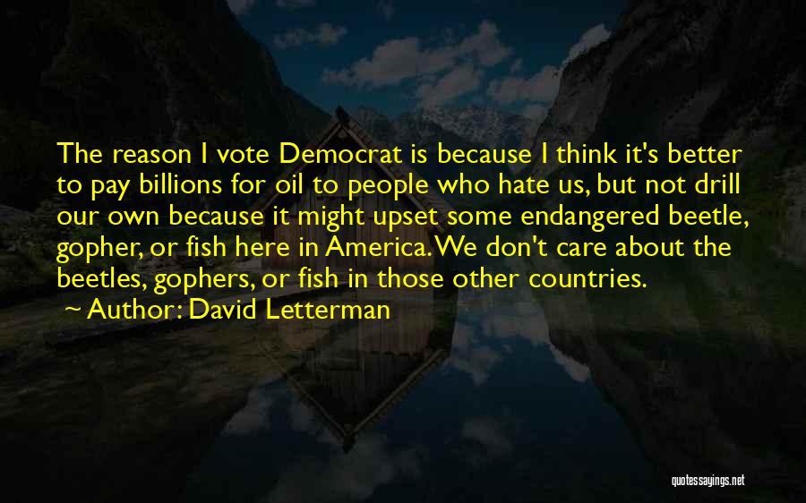 Gopher Quotes By David Letterman