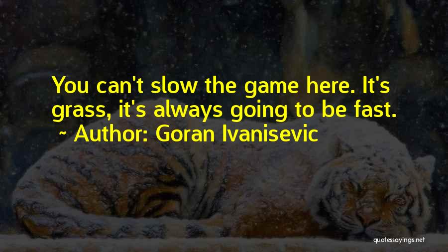 Goran Quotes By Goran Ivanisevic