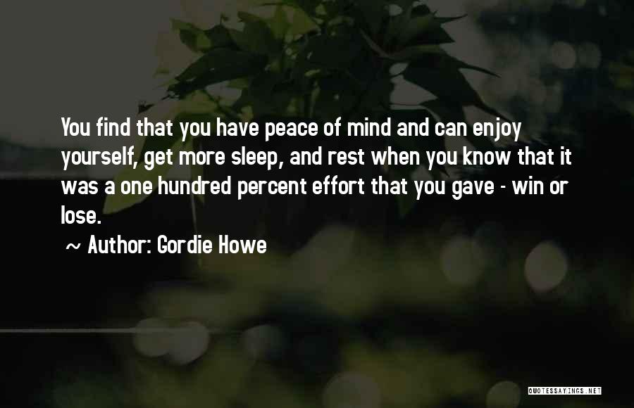 Gordie Howe Quotes 872265 Gordie Howe Quotes 872265