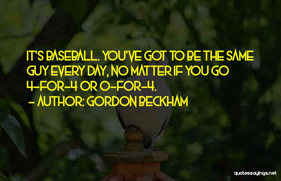 Gordon Beckham Quotes 1935360