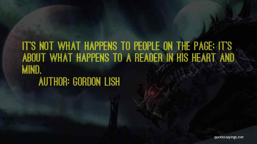 Gordon Lish Quotes 222818